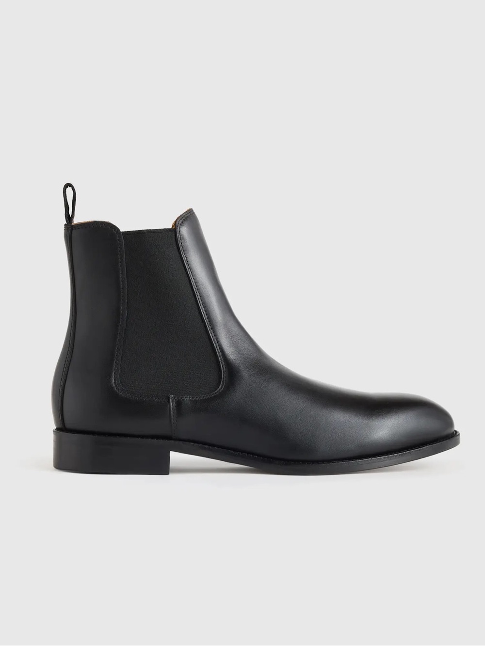 Quince Men's Essential Leather Dress Chelsea Boot Black Size 9 NIB